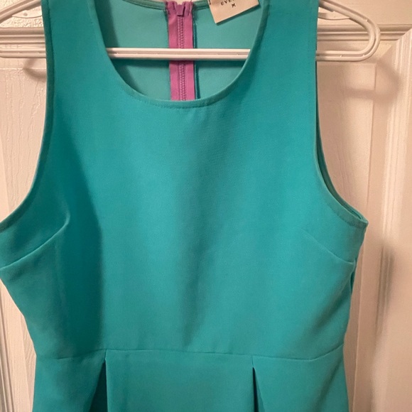 Everly Turqoise Dress - Picture 4 of 5